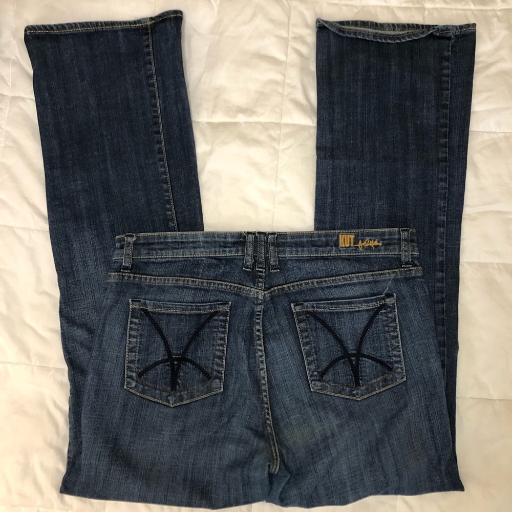 Kut From the Kloth Baby Boot Cut Jeans Sz 14 Dark